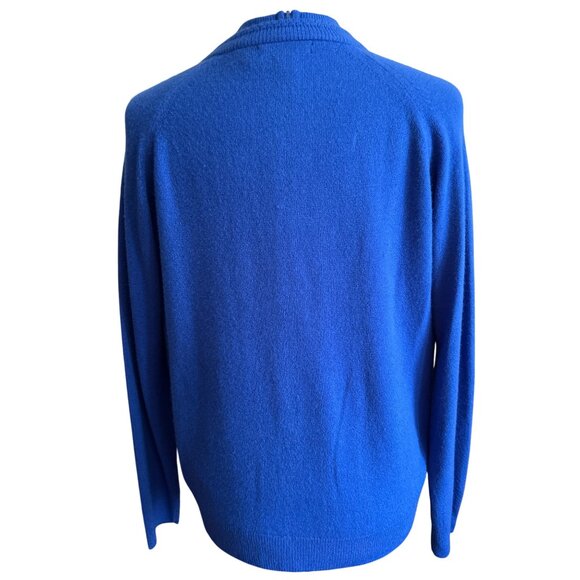 Designers Originals Blue Cardigan & Sweater Set Luxelon Acrylic Womens M - Picture 6 of 12
